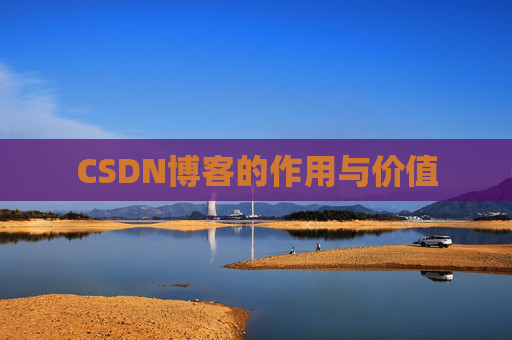 CSDN博客的作用与价值